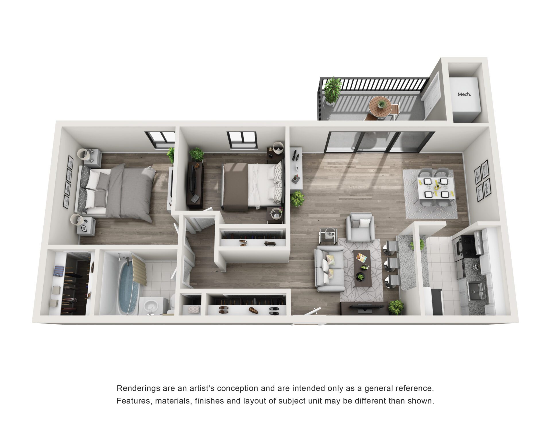 Luxury Cityside Apartments - Huntington Metro View